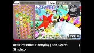 Red Hive Boost Honeyday | Bee Swarm Simulator