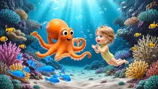 Tiny Octopus Got Tangled in Bubble Sea 🐙 | Nursery Rhymes for Kids & Baby Songs