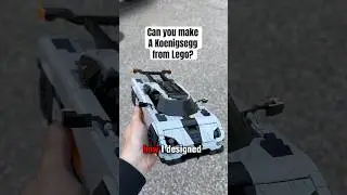 Проектирование Koenigsegg One:1 из Lego &mdash; день 3. #lego #koenisgsegg #prototype #moc