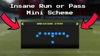 INSANE RUN + PASS COMBO! Singleback Wing Flex Close Mini Scheme | Madden 23 Tips & Tricks