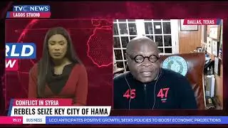 Ejike Okpa Analyses Syrian Conflict As Rebels Take Control Of Hamas Military Airport