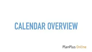 Calendar Overview