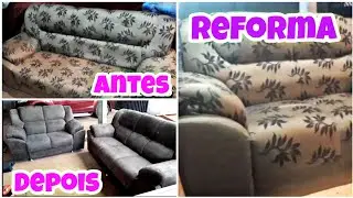 Reforma de sof&aacute; 2 e 3 lugares - Reforma de estofados