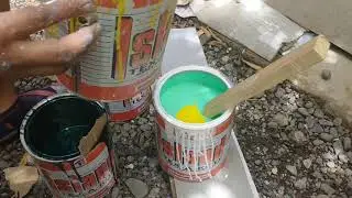 Paano magtimpla ng Greenpeace/light green na kulay