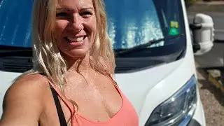 Coping with hot weather in your campervan 🥵  #Vanlife #vanlifer #roadtrip #hotweather