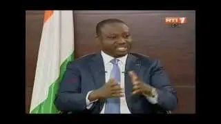 Interview du 1er Ministre Soro Guillaume accordée a la RTI (1ere Partie)