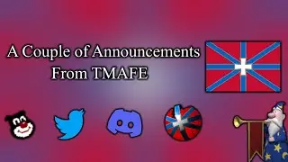 A Couple of Important Announcements from TMAFE!