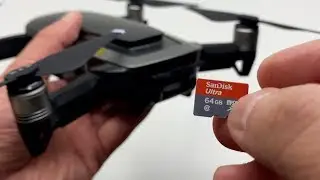 How to insert/install micro SD Card into Mavic Air ?