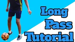 LONG PASS TUTORIAL/ HOW TO SHOOT LONG PASSES / HINDI TUTORIAL ⚽