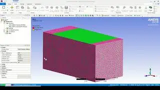CFD Simulation in ANSYS: CAD Import, Meshing, and Boundary Naming Tutorial - Indoor Ventilation - 3