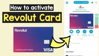 Активировать новую карту Revolut в Великобритании | Активация физической карты Revolut в Великобр...