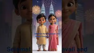 Selamat Hari Deepavali and Happy Deepavali Day #shorts #shortvideo #animation #festival #malaysia