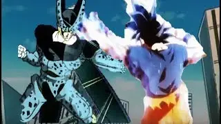DBS goku ultra instinto vs cell ssgss (audio latino)