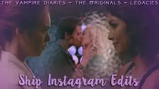 TVDU Ship Instagram Edits (Mostly Steroline and Klamille)