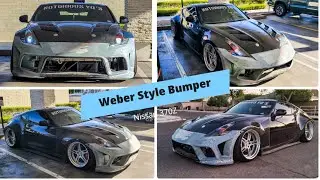WEBER Style Front Bumper for the NISSAN 370Z