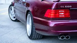R129 Mercedes-Benz SL 600 witn M120 V12 engine, 1996