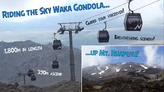 [VLOG] A Breathtaking 1,800 m Journey! | Riding The Sky Waka Gondola Up Mt. Ruapehu!