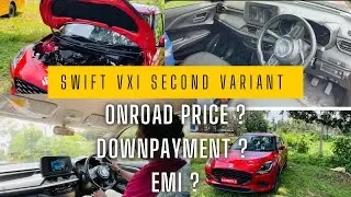 MARUTI SUZUKI SWIFT VXI SECOND VARIANT DETAILED MALAYALAM REVIEW/ NEW ONROAD PRICE /EMI /DOWNPAYMENT