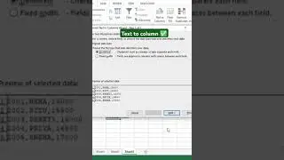How to use text to column 