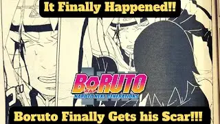 BORUTO GETS HIS SCAR FINALLY! BORUTO CHAPTER 78 SPOILERS!