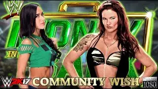 WWE 2K17 GAMEPLAY: AJ Lee VS. Lita | Community Wish Match