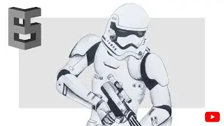 Star Wars Stormtrooper Drawing | Emanuel Schweizer