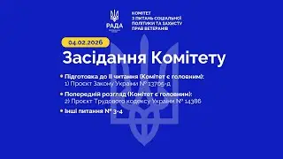 Засідання Комітету 04.02.2026