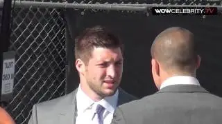 Tim Tebow Arrives To The 2012 ESPY Awards