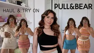 PULL AND BEAR SUMMER HOLIDAY HAUL | Midsize 10/12 & Petite Try On Haul