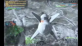 Battlefield 4 Stealth Jet (J20) Gameplay - Golmud Railway