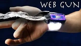 Make a SPIDER-MAN Homecoming Web Shooter! - RELOADABLE WEB CARTRIDGES!!!