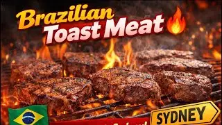 SOUTH  AMERICAN TOASTED MEAT IN THE STREET MARKET FOOD -  MUST Try / DECEMBER 2025