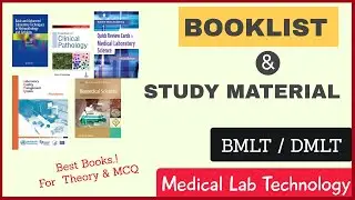 Booklist for Lab Technincians | MLT | Best books for BMLT / DMLT | By Madhukar Sir