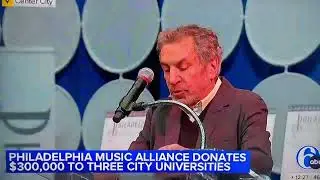 Philadelphia Music Alliance Donates $300,000 for Music Scholarships (6ABC Philadelphia)