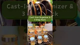 ❣️Cast-Iron Organizer & 3 Step Rack❣️