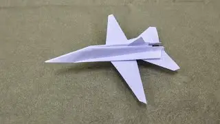 Origami F-16 Fighting Falcon Easy | How to make F-16 Fighting Falcon step by step