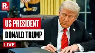 Donald Trump LIVE: US President Signs Presidential Memorandum At Oval Office | Israel-Hamas War