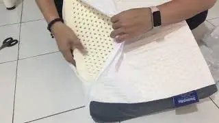 Dunlopillo Snore-Less, Bukadus Bantal Anti Ngorok Latex (Unboxing & First Impression)