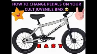 How to change bike pedals , remove and refit from 5 year old mechanic and biker