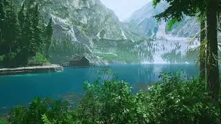 Hidden Alpine Lake Cabin | 8 Hours of Immersive Mountain Ambience for Relaxing, Sleeping & Studying