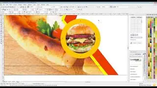 fast food visiting card