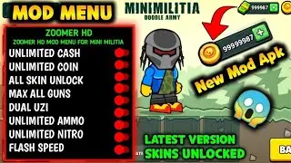 MINI MILITA VIP MOD|NEW VERSION|ALL UNLOCKED|🤑🤑#minimilitia #minimilitiaunlimitedcashandcoins