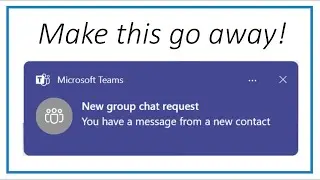How to Stop Microsoft Teams New Chat Notification Popup on Windows (Quick Fix)