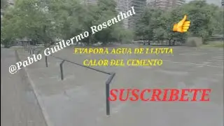 Vapor #parquelasheras #comuna14 #guardaparques #vapor #lluvia #tilo  #espaciop&uacute;blico #paloborracho 