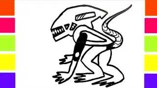 How To Draw an Alien | Xenomorph Sketch Tutorial Step by Step