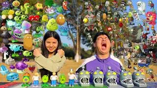 PLANTS VS ZOMBIES:5 Dave King VS. 50 Dr. Zombie King : Extremely Difficult Challenge.