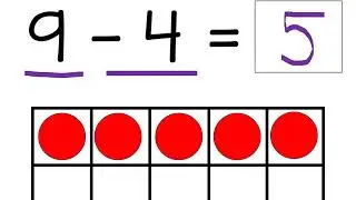 Subtracting using a ten frame
