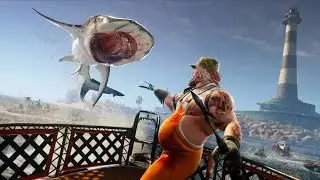 MANEATER , scaly pete final boss fight