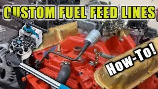 Carburetor Fuel Hard Line From Scratch How-To On This Mopar 318 To Holley 4 Barrel.