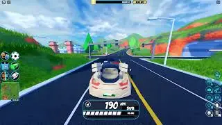 Beam hybrid speed test (BMW I8) (ROBLOX JAILBREAK)